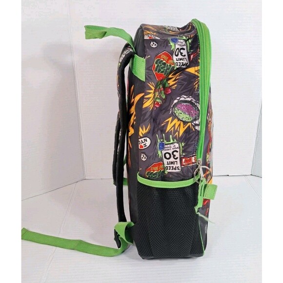 Teenage Mutant Ninja Turtles 17" Backpack Bookbag TMNT Kids School Bag Laptop - Picture 2 of 8